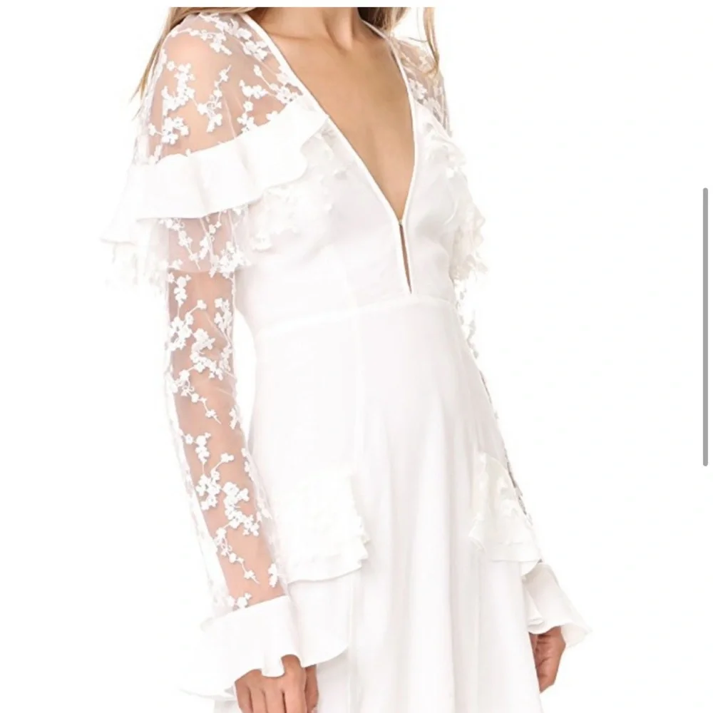 For Love & Lemons Rosebud Embroidery Mini Dress - Picture 6 of 9